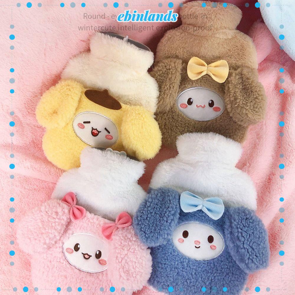 Túi Chườm Nước Nóng 500ml Họa Tiết Hoạt Hình Xinh Xắn Theo Phong Cách Mùa Đông