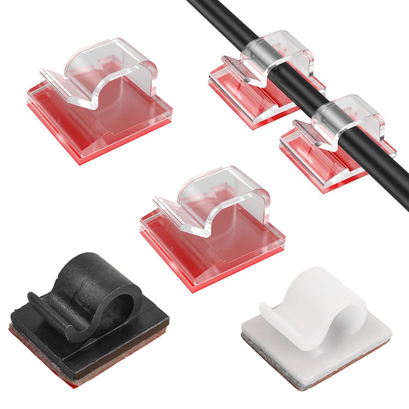 Set 5 Kẹp Giữ Dây Cáp Đa Năng Gắn Tường