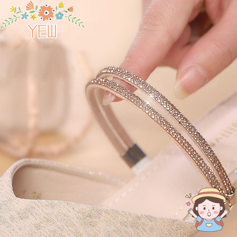 Dây Giày Co Giãn Chống Trượt Trang Trí Khóa Cài Cho Nữ