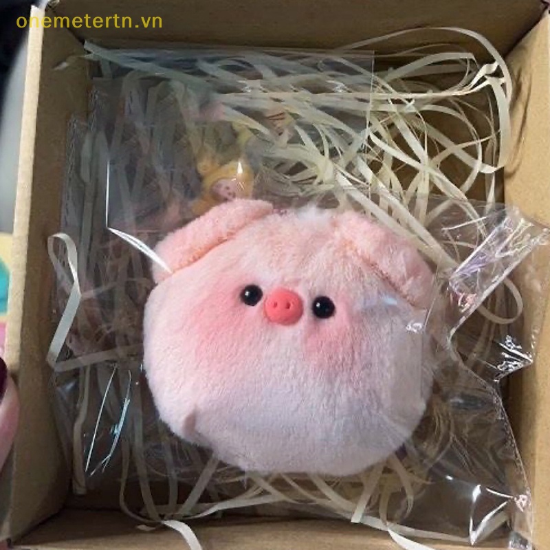 Móc Khóa Hình Heo Nhồi Bông Mềm Mại Đáng Yêu Cho Bé