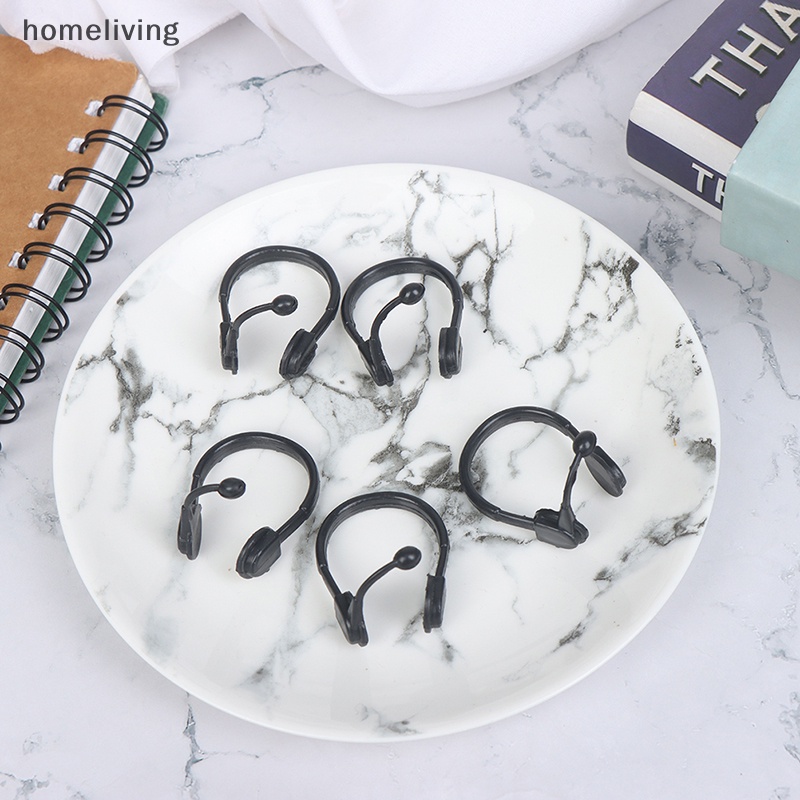 Set 5 Tai Nghe Màu Đen Tỉ Lệ 1: 12 Trang Trí Nhà Búp Bê