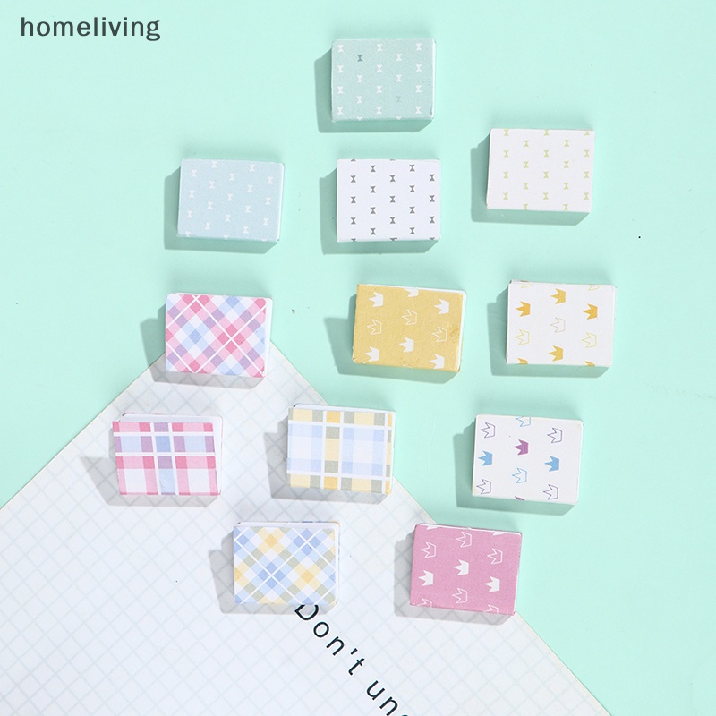 Set 4 Sổ Tay Đồ Chơi Kẻ Sọc Nhiều Màu Dành Cho Nhà Búp Bê