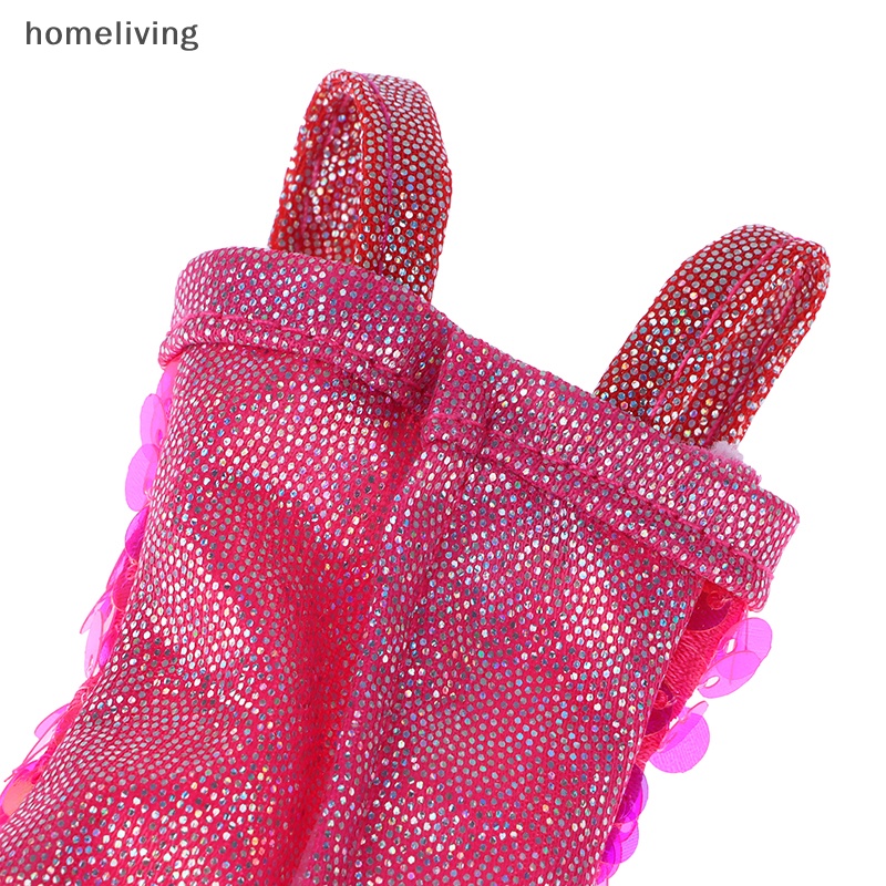 Đầm Ngắn Dáng Ôm Đính Kim Sa Lấp Lánh Dễ Thương 30cm Làm Quà Tặng Cho Bé Gái / Gia Đình DIY