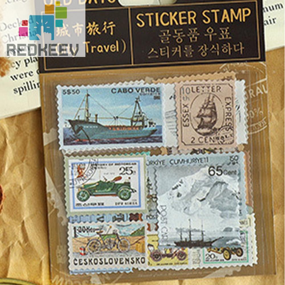 Bộ Nhãn Dán Trang Trí Nhật Ký / Du Lịch DIY Hình Thành Phố Dễ Thương Cho Bé