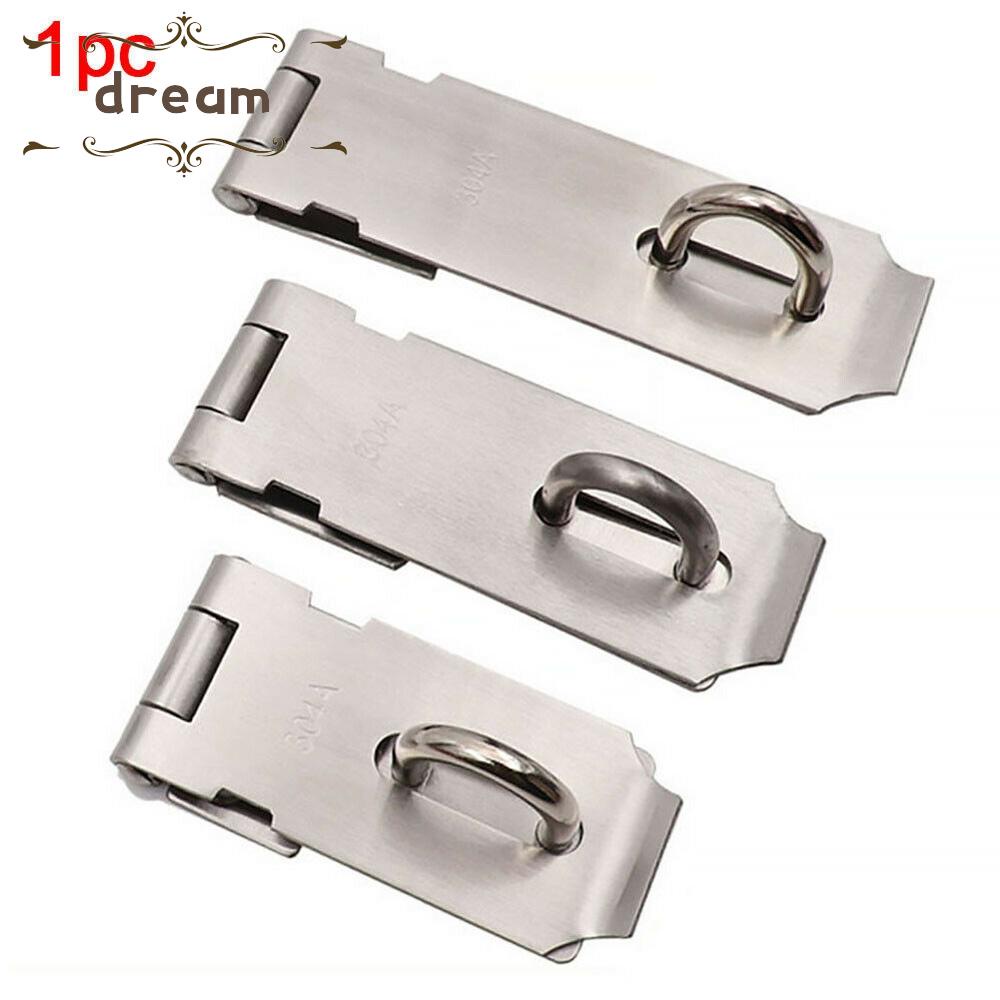 【DREAMLIFE】Door Bolt Drawer Home Padlock Buckle Safety Stainless Steel Tool Cabinet