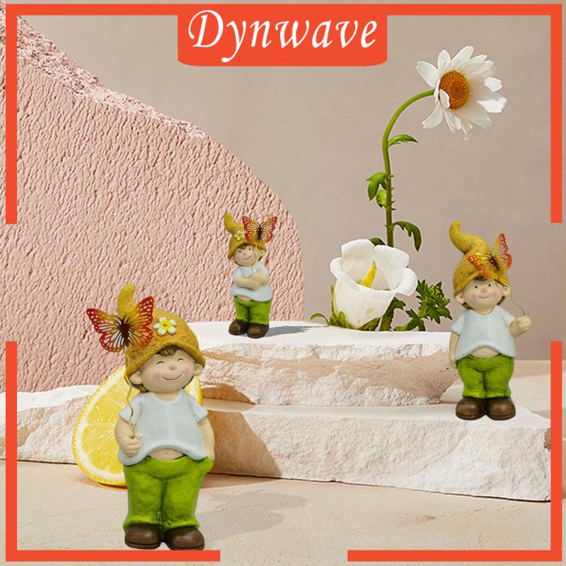 Set 3 Bức Tượng Gnome Trang Trí Nghệ Thuật