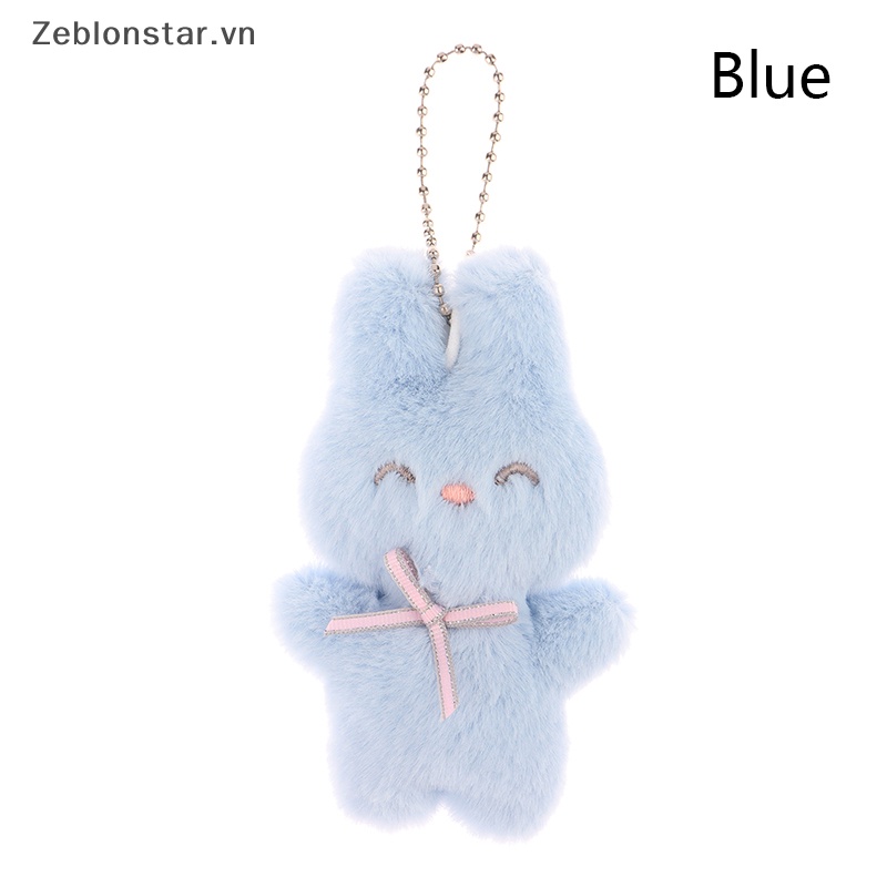 Móc Khóa Hình Thỏ Nhồi Bông Mềm Mại Dễ Thương
