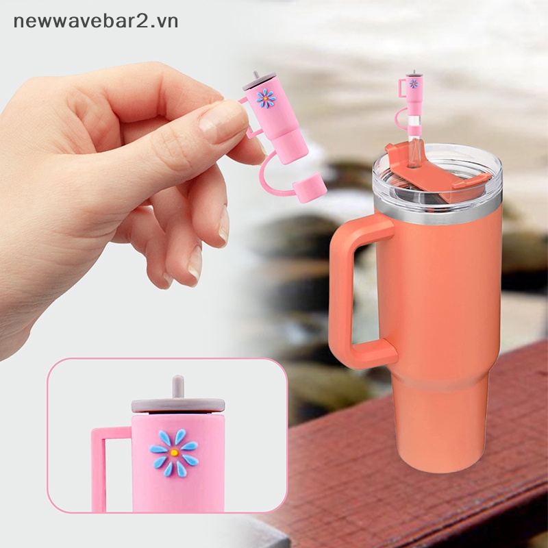 Bộ 4 Nắp Đậy Ống Hút Bằng Silicone Tiện Dụng
