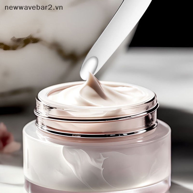 Muỗng Trộn Kem Nền / Nước Hoa Hồng Hai Đầu Bằng Thép Không Gỉ Kèm Hộp Đựng