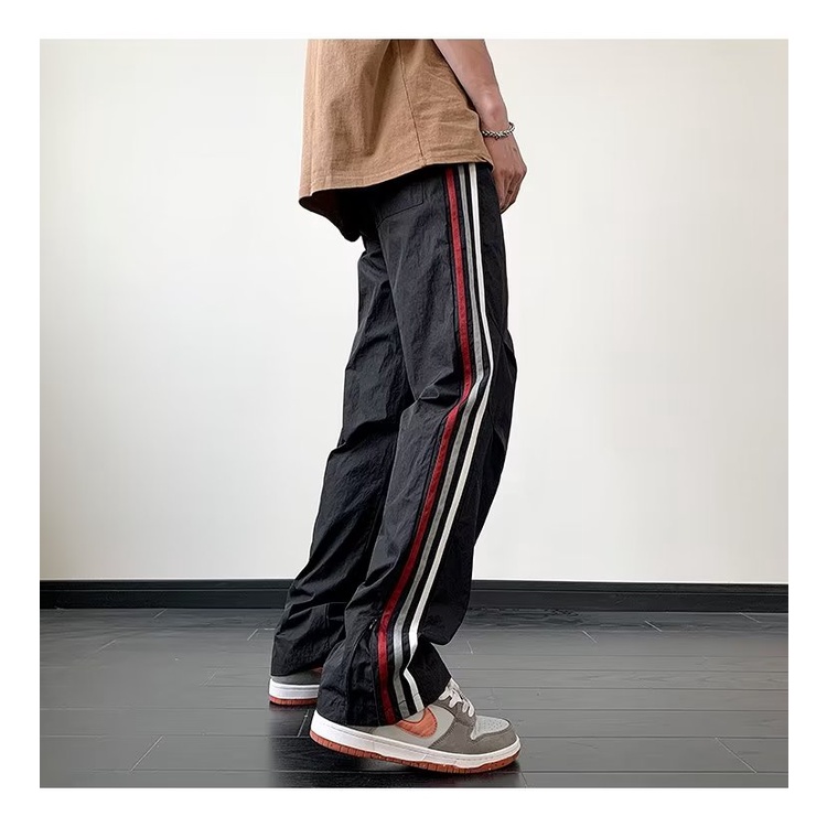 Quần Dài Bằng Nylon Mỏng Mềm Mại Khô Nhanh Phong Cách Đường Phố Mỹ