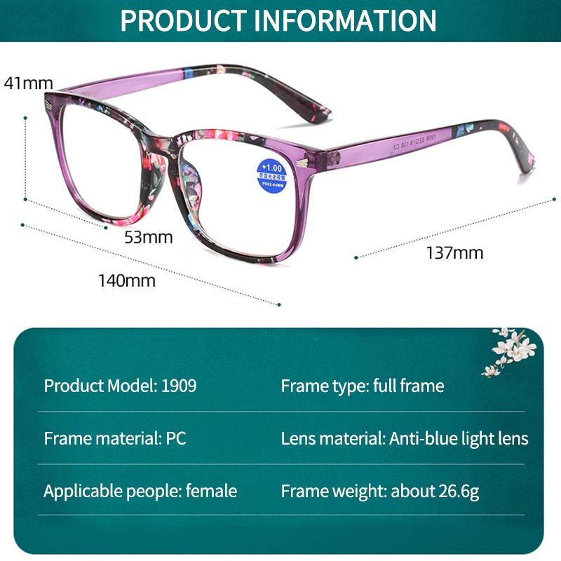 Kính Đọc Sách Chống Ánh Sáng Xanh Thời Trang Cho Nam Và Nữ