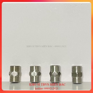 Kép nối 2 đầu ren inox ø 21