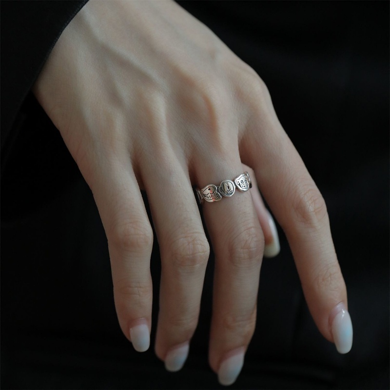 Nhẫn Hở Hình Doraemon / Cậu Bé Bút Chì Shin Dễ Thương Có Thể Điều Chỉnh