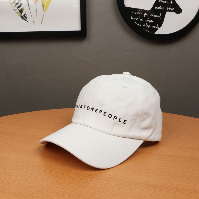 Mũ Lưỡi Trai Thêu Chữ Phong Cách Đường Phố Hàn Quốc Cá Tính