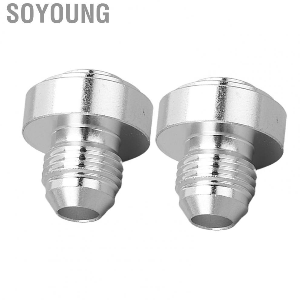Soyoung Male Thread Fitting Billet CNC Machined 1/2in for Replacement