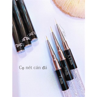 Set cọ nét cán đá đen 3c vẽ móng tay