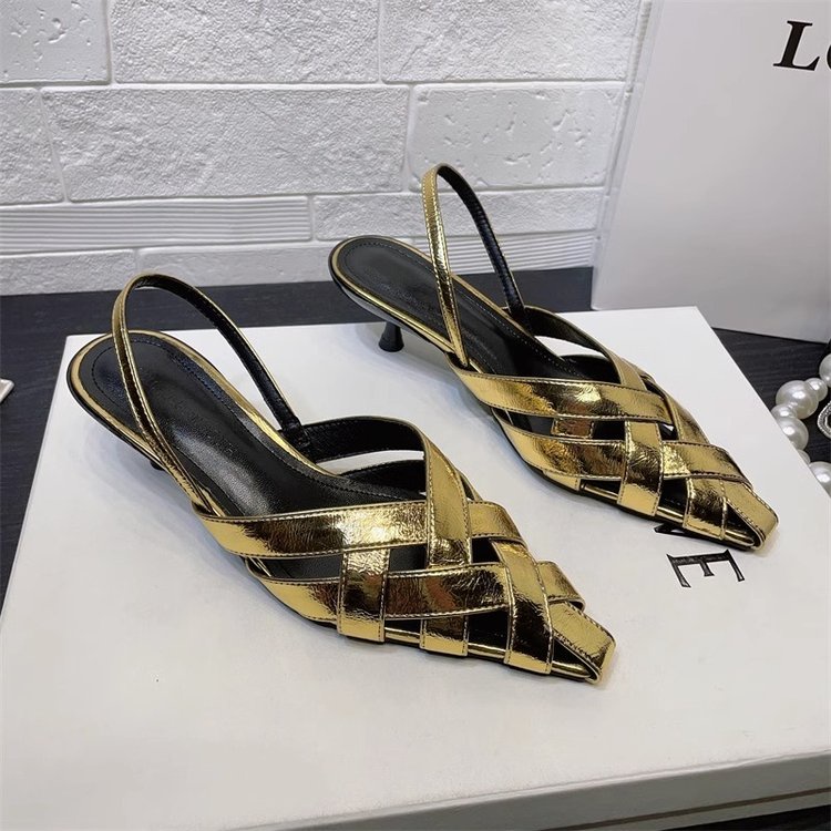 Giày Cao Gót 3-5cm Mũi Nhọn Xinh Xắn Dành Cho Nữ