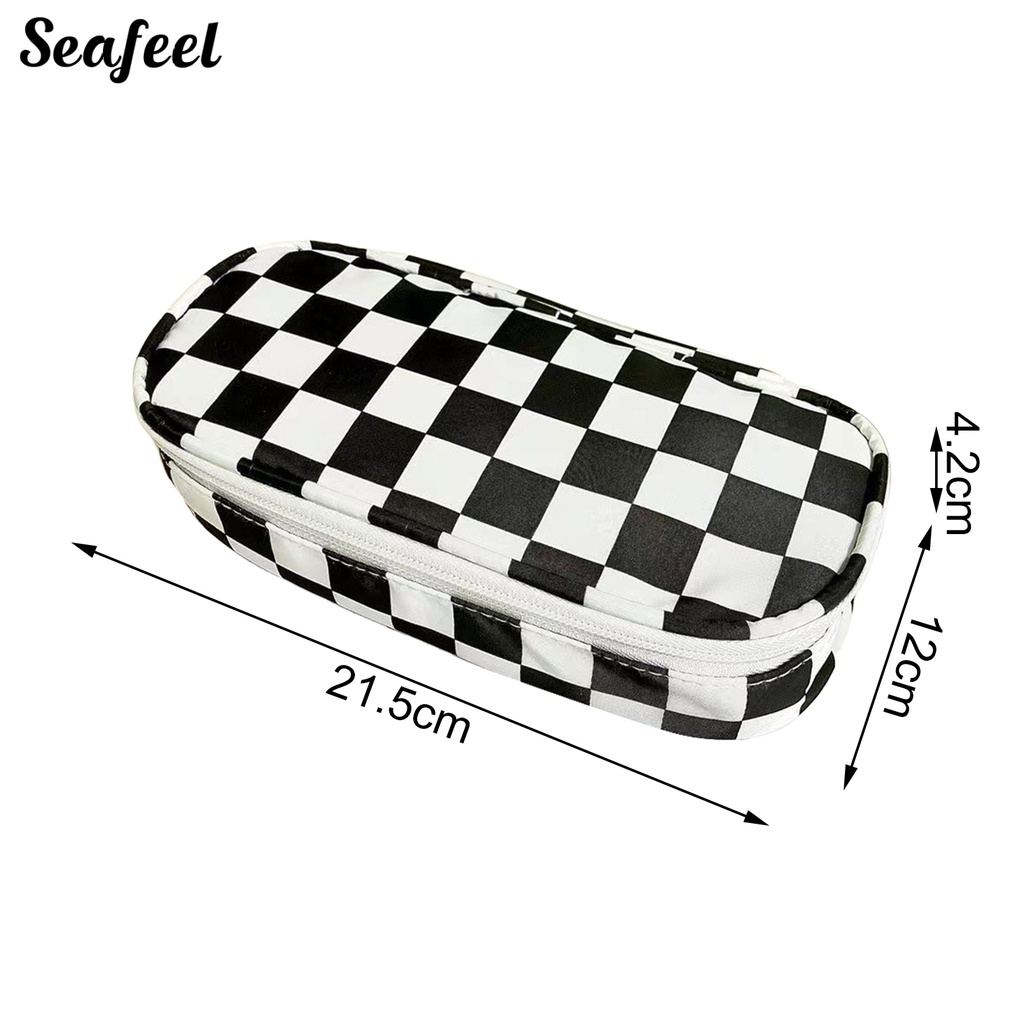 Túi Đựng Bút Cầm Tay Có Dây Kéo Sức Chứa Lớn Dễ Dàng Mang Theo Cho Học Sinh / Văn Phòng