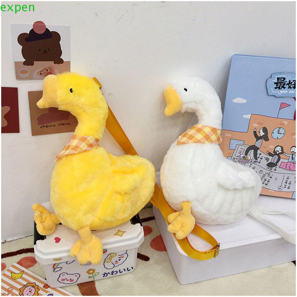 EXPEN Túi Đeo Chéo Hình Vịt Hoạt Hình Xinh Xắn Cho Bé Gái