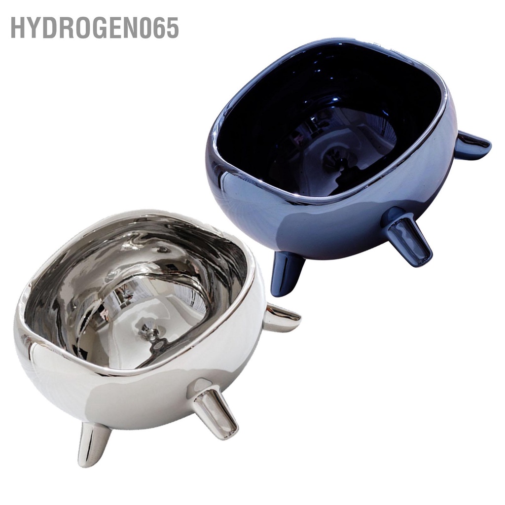 Hydrogen065 Bát cho mèo Chiều cao phù hợp Gương gốm an toàn Ổn định Công suất lớn dành thú cưng chó Thú