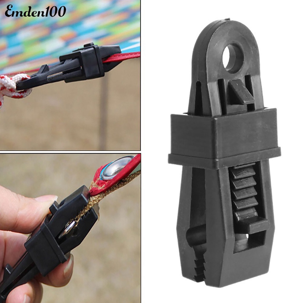 Kẹp Cố Định Lều Trại Chống Gió Bằng Nhựa PP Màu Sắc Trơn