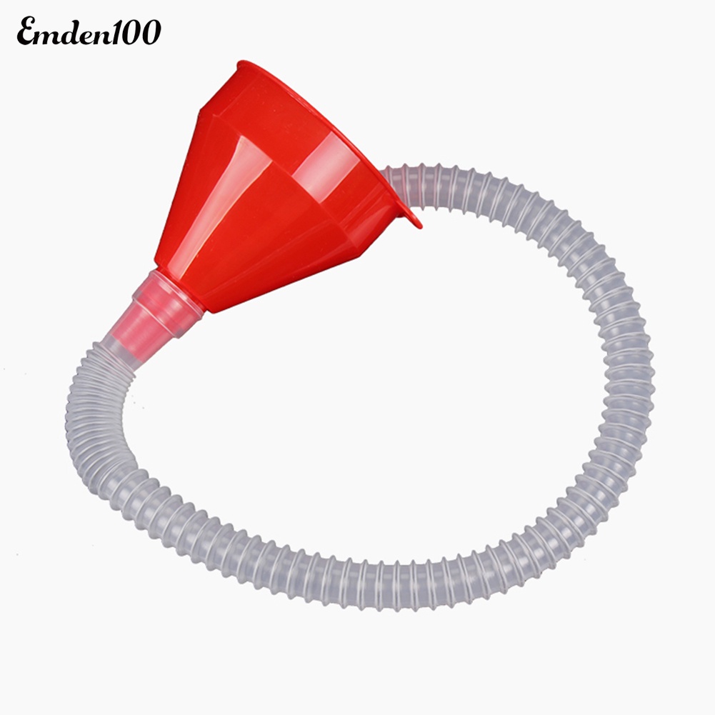 Phễu Bằng Nhựa Mềm Kèm Ống Dẫn Dầu Emden Thông Dụng Cho Xe Hơi Xe Máy