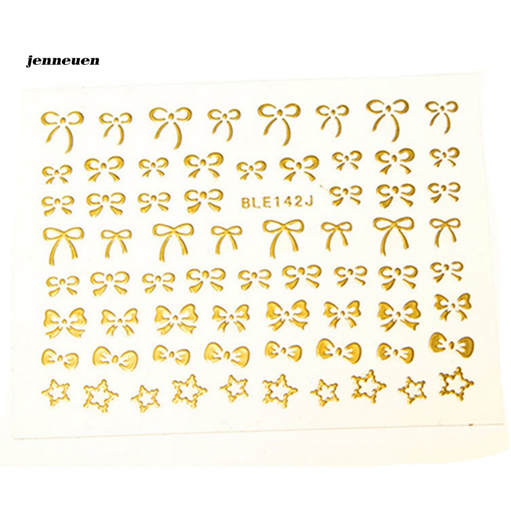 Miếng Dán Trang Trí Móng Tay Hình Trái Tim Xinh Xắn