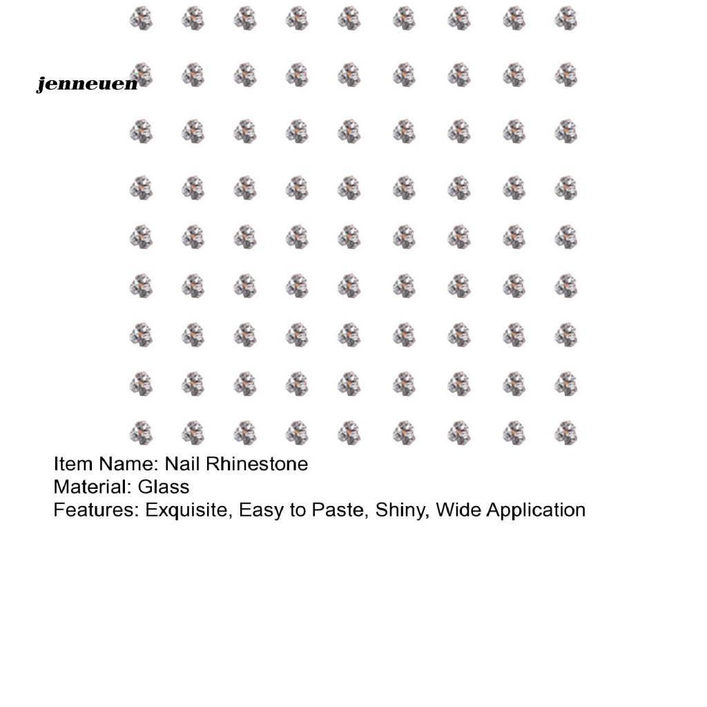 1 Túi Hạt Đá Kim Cương Giả Lấp Lánh Trang Trí Móng Tay Thời Trang