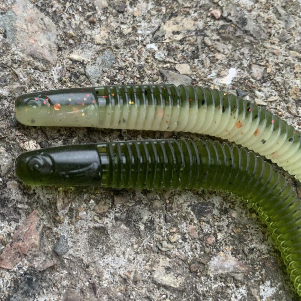 Mồi Câu Cá Giả Hình Sâu Mềm 65mm 85mm Độc Đáo