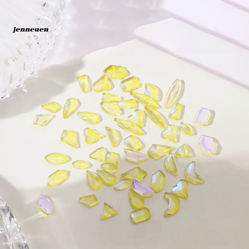 Set 50 Phụ Kiện Trang Trí Móng Tay 3D Màu Sắc Tươi Sáng