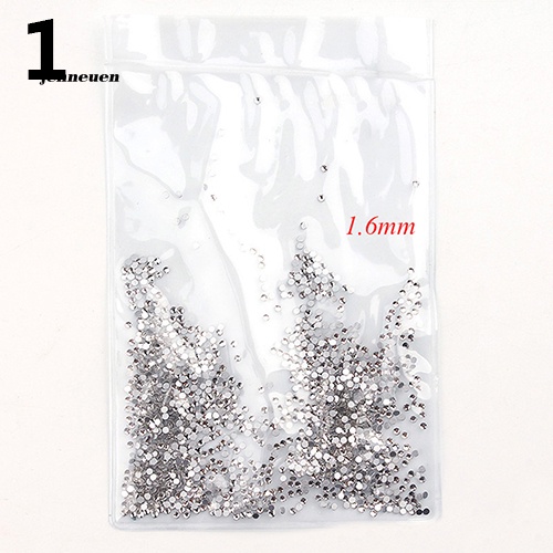 1440 Hạt Cườm Lấp Lánh Dùng Trang Trí Móng Tay 16mm / 2mm DIY
