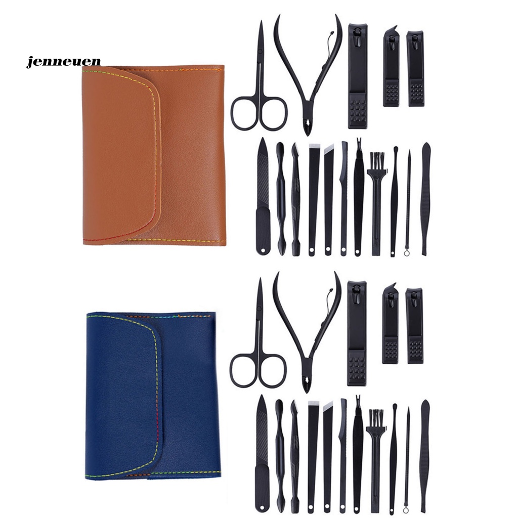 1 Bộ Dụng Cụ Chăm Sóc Móng Tay Bền Lâu Có Túi Đựng Tiện Lợi