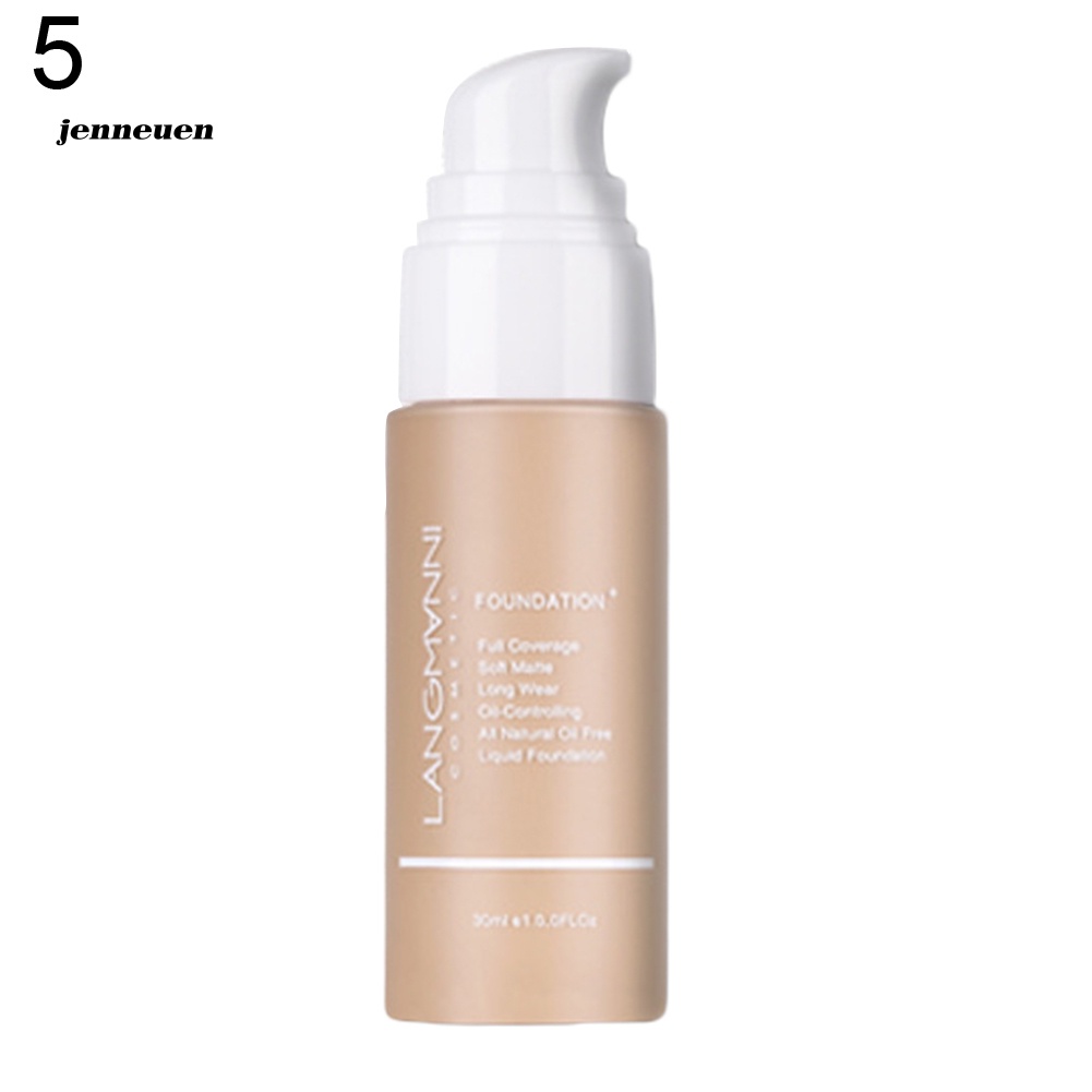 Kem Nền Dạng Lỏng Che Khuyết Điểm Toàn Diện Làm Trắng Da Chống Thấm Nước JEN Langmanni
