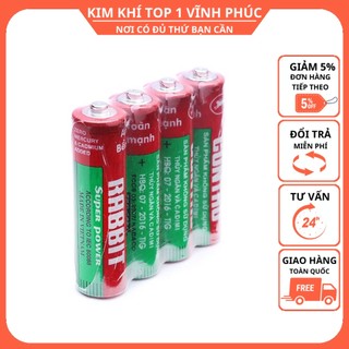 Pin tiểu AA AAA con thỏ, pin đồng hồ điều khiển