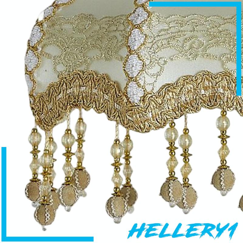 Chụp Đèn Để Bàn Phối Lông Phong Cách Châu Âu Cổ Điển