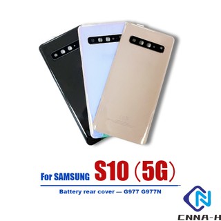 Ốp điện thoại mặt kính 3d + miếng dán camera sau cho samsung galaxy s10 5g g977 g977n