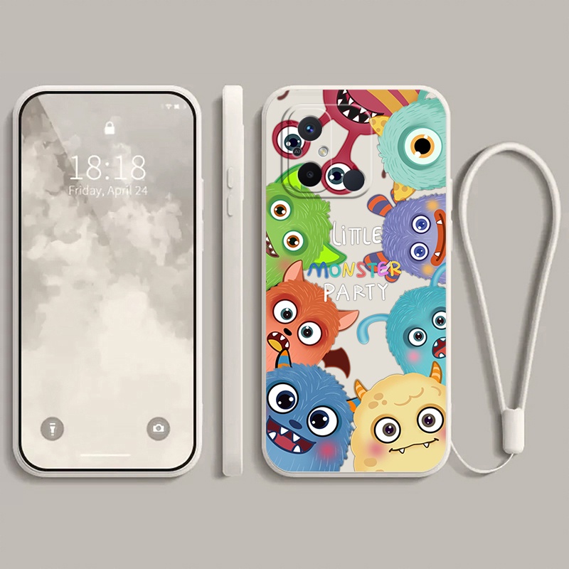 🔥🔥🔥  ốp lưng xiaomi Redmi 12C 11A Ốp Điện Thoại Tpu Dẻo In Hình Quái Vật Đáng Yêu Chống Trượt Bảo Vệ Camera