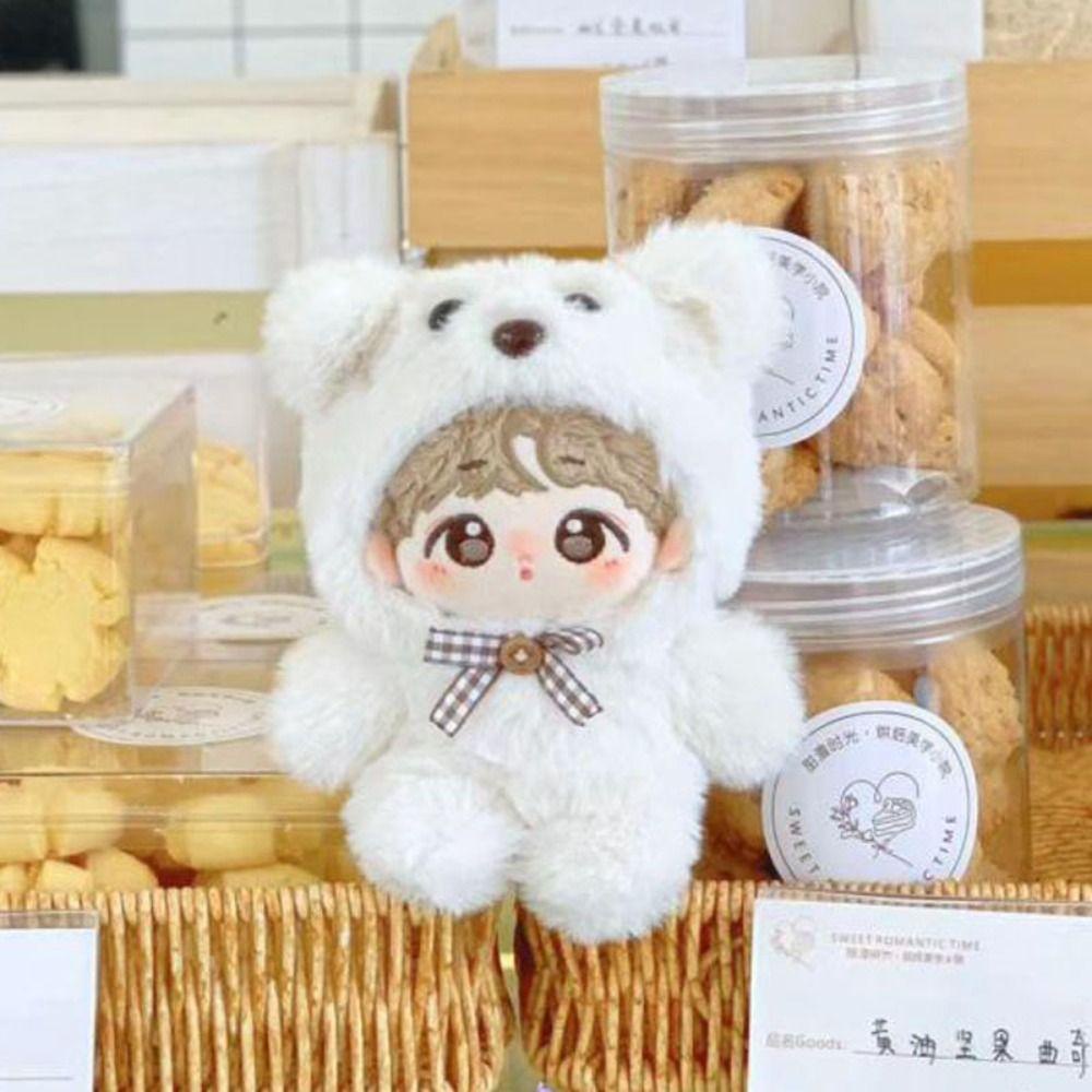 Uumir Bộ Đồ Chơi Búp Bê Nhồi Bông cotton 10cm Hình Động Vật Hoạt Hình mini Chất Lượng Cao