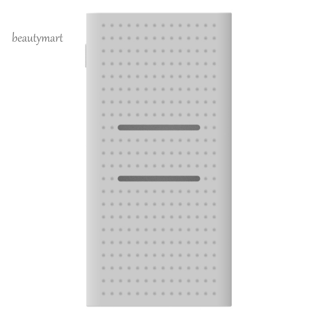 Vỏ Bọc Pin Sạc Dự Phòng beautymartm1 Bằng Silicon Siêu Mỏng Chống Bám Bẩn Cho Xiaomi 20000mAh