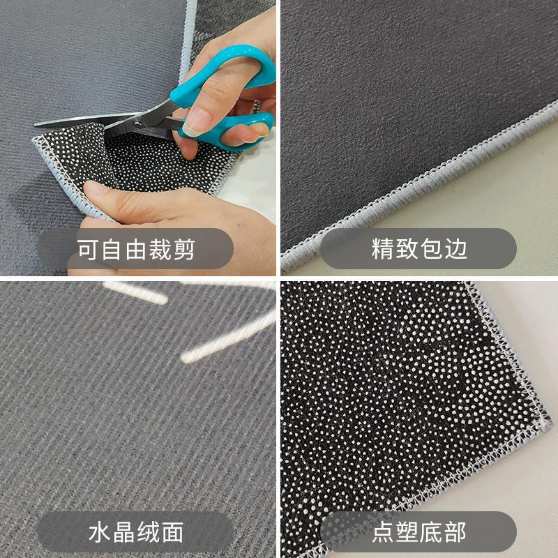 Thảm Trải Sàn Phòng Ngủ Dày Dặn Chống Trượt Thấm Hút Nước Họa Tiết Phi Hành Gia Hoạt Hình