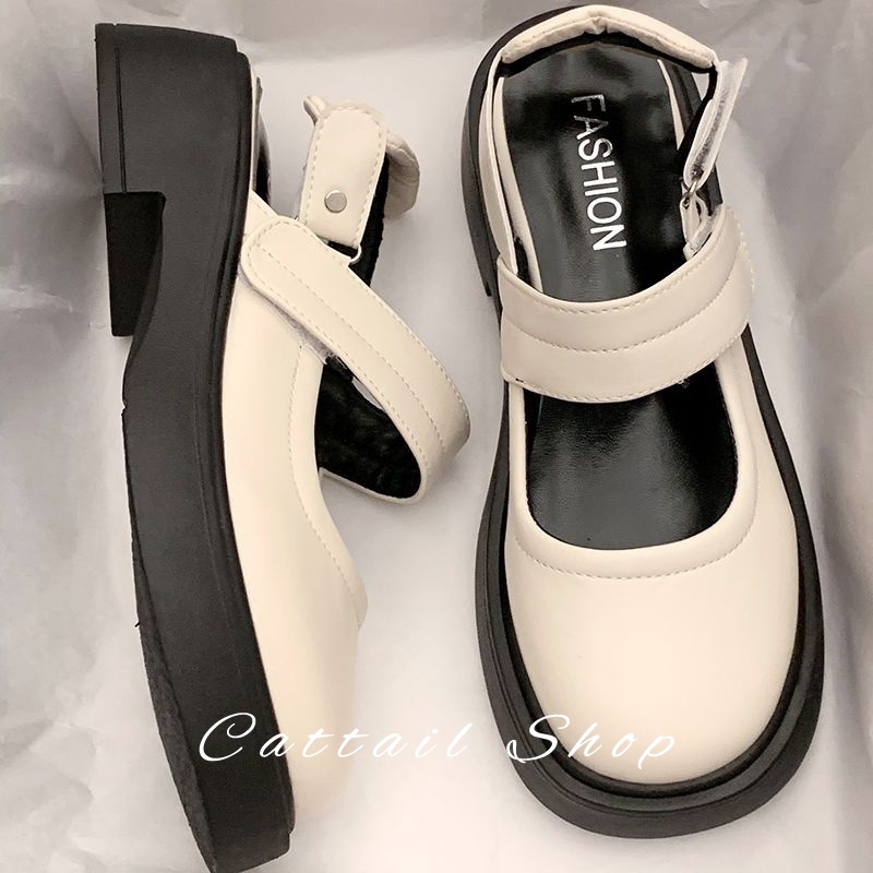 Cattail  dép cross dép nữ dép bánh mì nữ dép bánh mì nữ Chống Trượt 072006  Stylish Korean Style Phong cách Thanh lịch B28G134 36Z230909