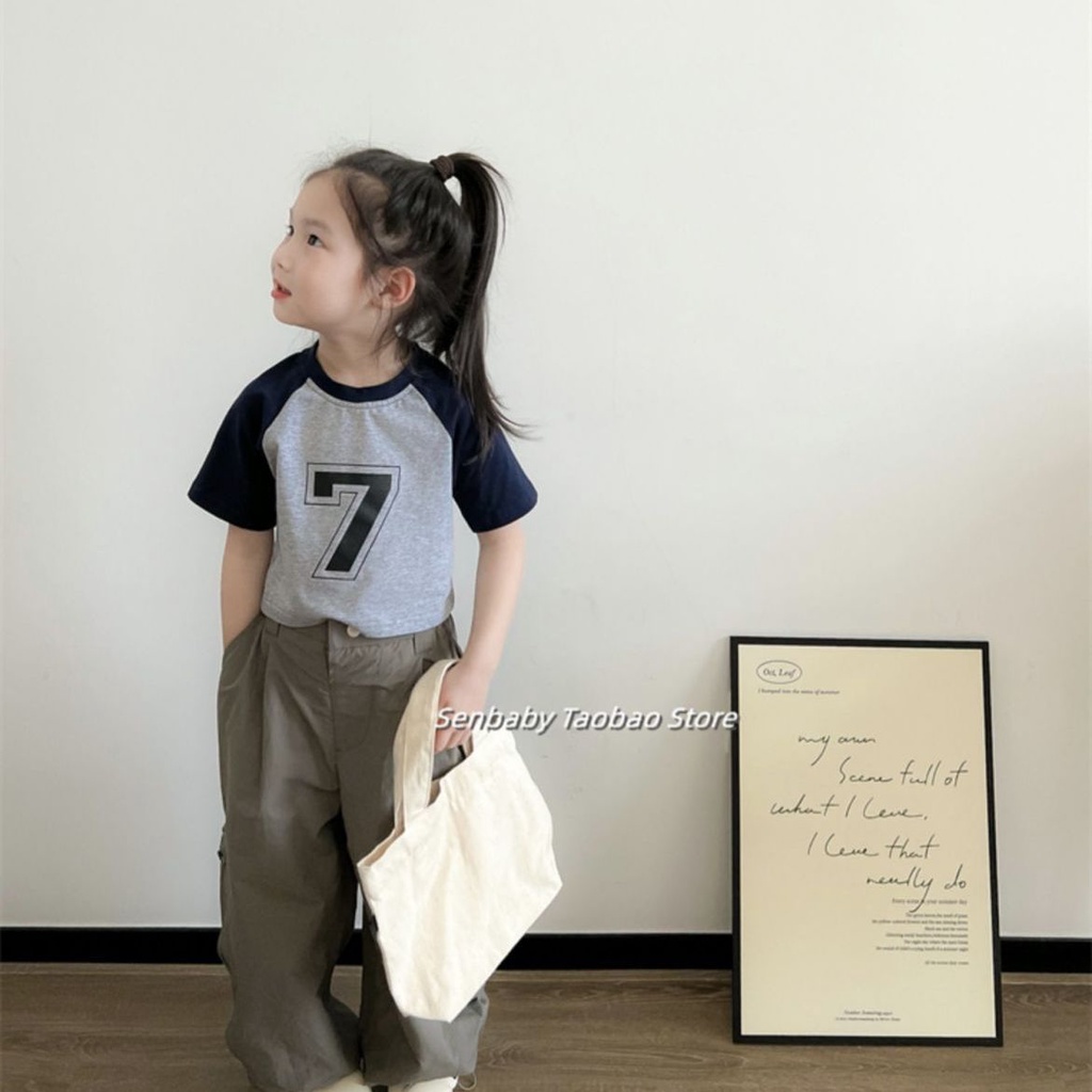 Áo Thun Tay Ngắn Thời Trang Mùa Hè Mới Dành Cho Bé Gái