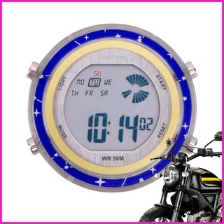 Đồng Hồ Kỹ Thuật Số Dạ Quang Chống Thấm Nước Gắn Xe Máy Cho Hầu Hết Các Loại Xe Mô Tô SUVs Almoev