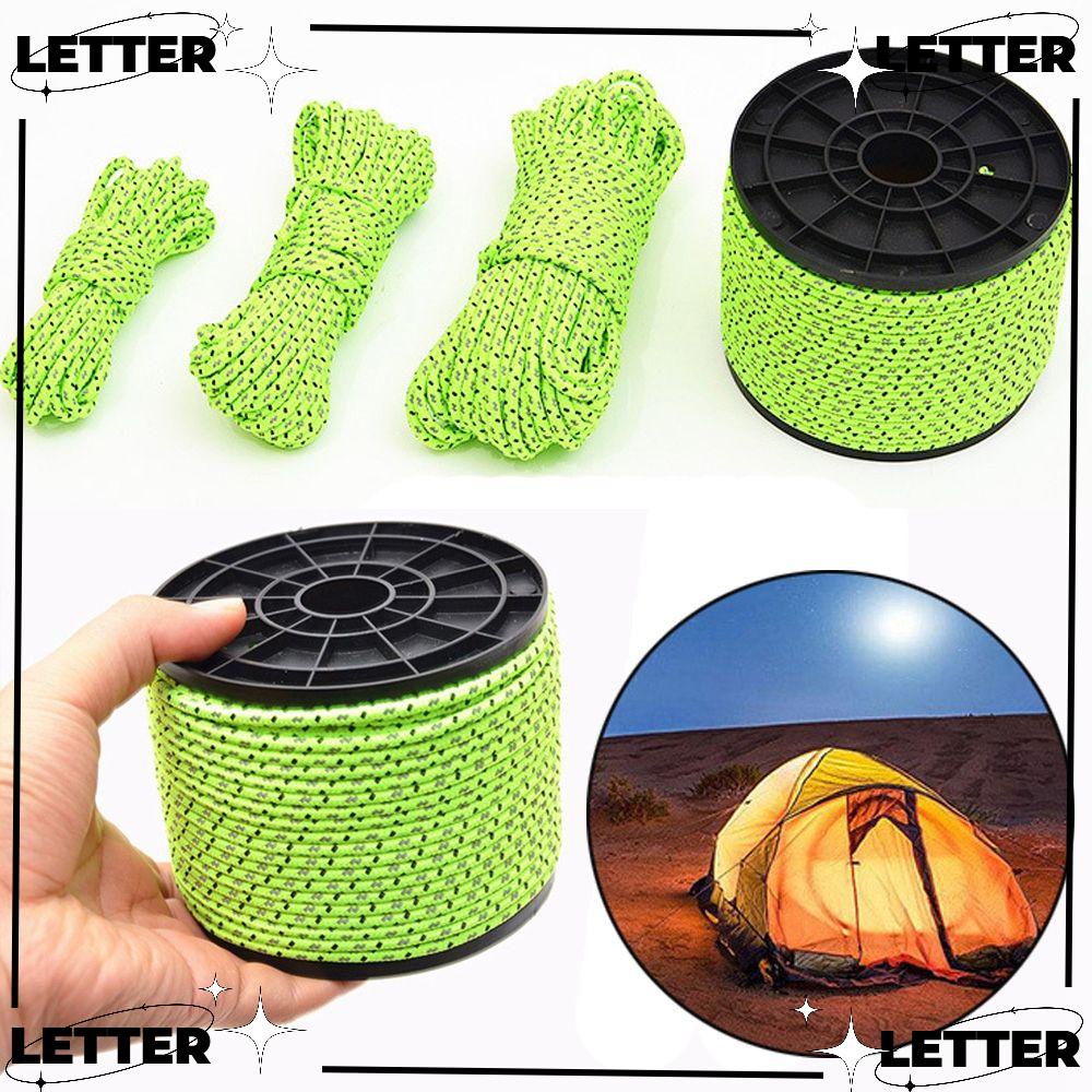 Cuộn dây lều bằng nylon 2.5/4mm phản quang chất lượng cho các hoạt động ngoài trời