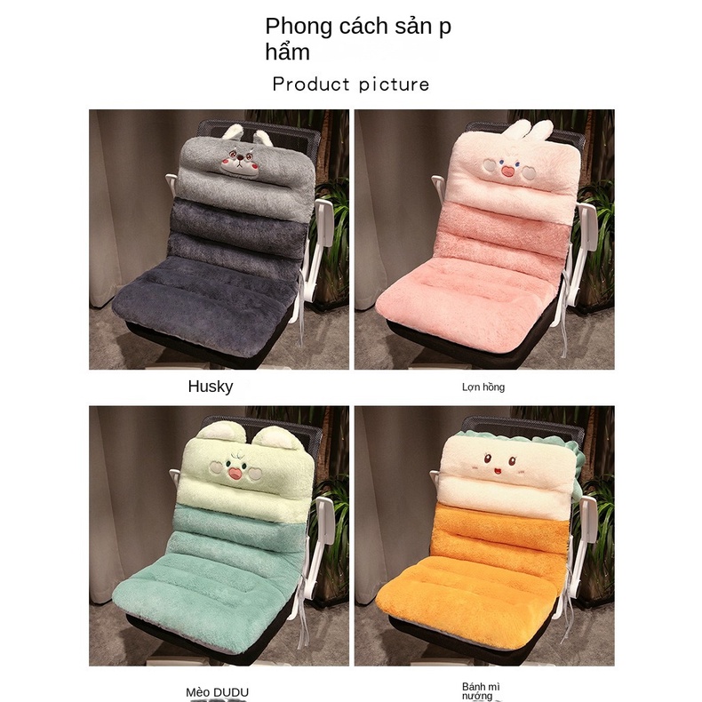 Đệm Lót Ghế Ngồi Xe Hơi / Văn Phòng Siêu Mềm Họa Tiết Hoạt Hình