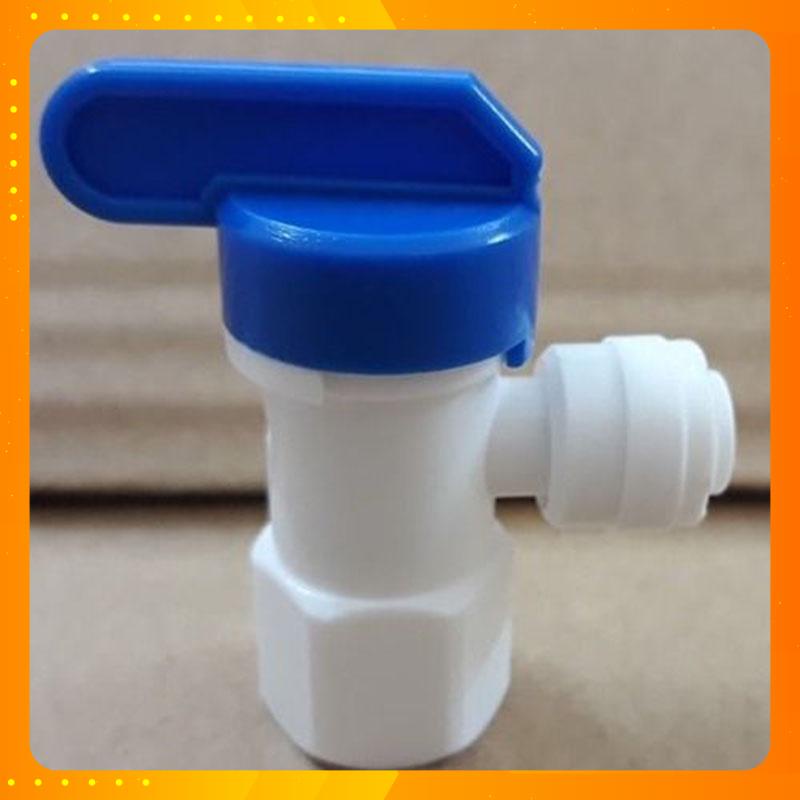 Van bình áp máy lọc nước RO, khoá bình áp, đầu ra ống dây 6mm nối nhanh cho máy lọc nước hàng Xịn