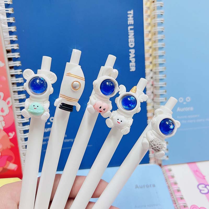 Bút Mực Gel Ngòi 0.5mm Bút Bi Gel Hình Phi Hành Gia Dễ Thương - Tiệm Bút Nhà SHIORI