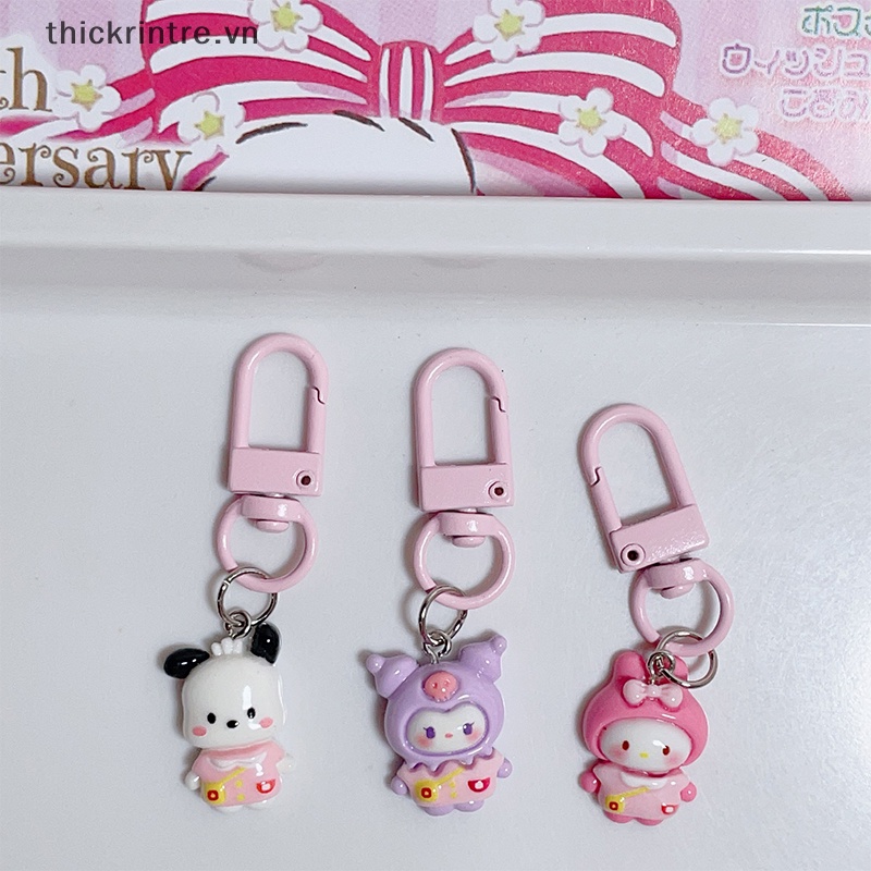 SANRIO Móc Khóa Hình Nhân Vật Kuromi My Melody Cinnamoroll Dễ Thương