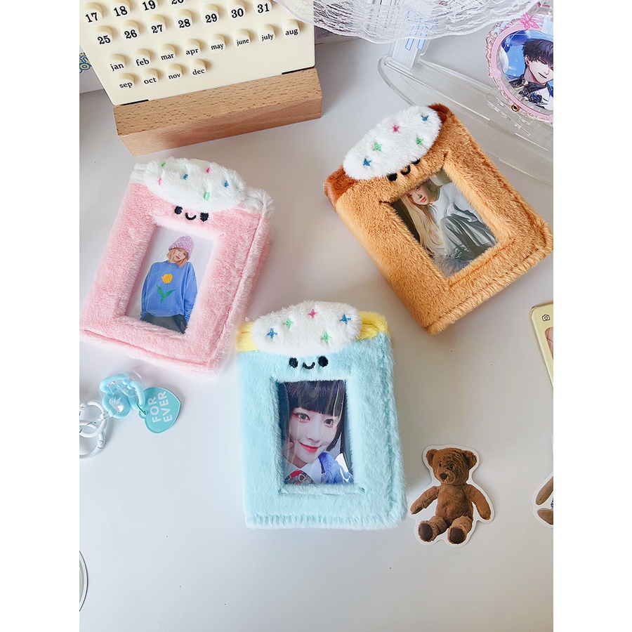 Album Đựng Thẻ ID / Ảnh Hình Đám Mây / Ngôi Sao Nhồi Bông 10cm