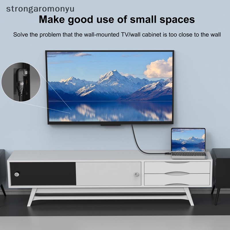 Đầu Chuyển Đổi HDMI Sang HDMI 8K 60Hz 4K UHD Góc 180 Độ Chuyên Dụng